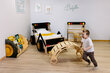 Koka šūpuļkrēsls Montessori B100 cena un informācija | Rotaļlietas zīdaiņiem | 220.lv