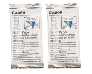 Canon Zink Photo Paper, 20 lapu цена и информация | Прочие аксессуары для фотокамер | 220.lv