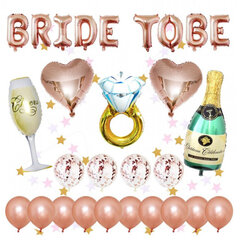 Macaron Bride Tobe Theme balonu komplekts, 28 gab cena un informācija | Baloni | 220.lv