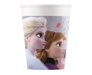 Одноразовые бумажные стаканчики Frozen 2,  200 мл цена и информация | Праздничная одноразовая посуда | 220.lv