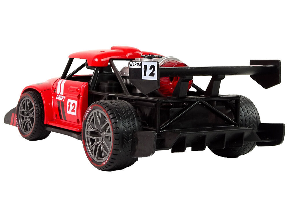 Tālvadības sporta automašīna R/C Brave 1:16, sarkana cena un informācija | Rotaļlietas zēniem | 220.lv