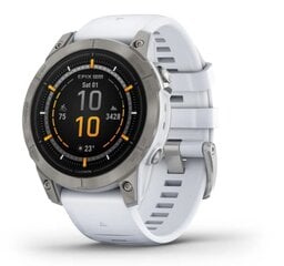 Garmin epix Pro Gen 2 Sapphire Titanium/Whitestone 47мм. цена и информация | Смарт-часы (smartwatch) | 220.lv