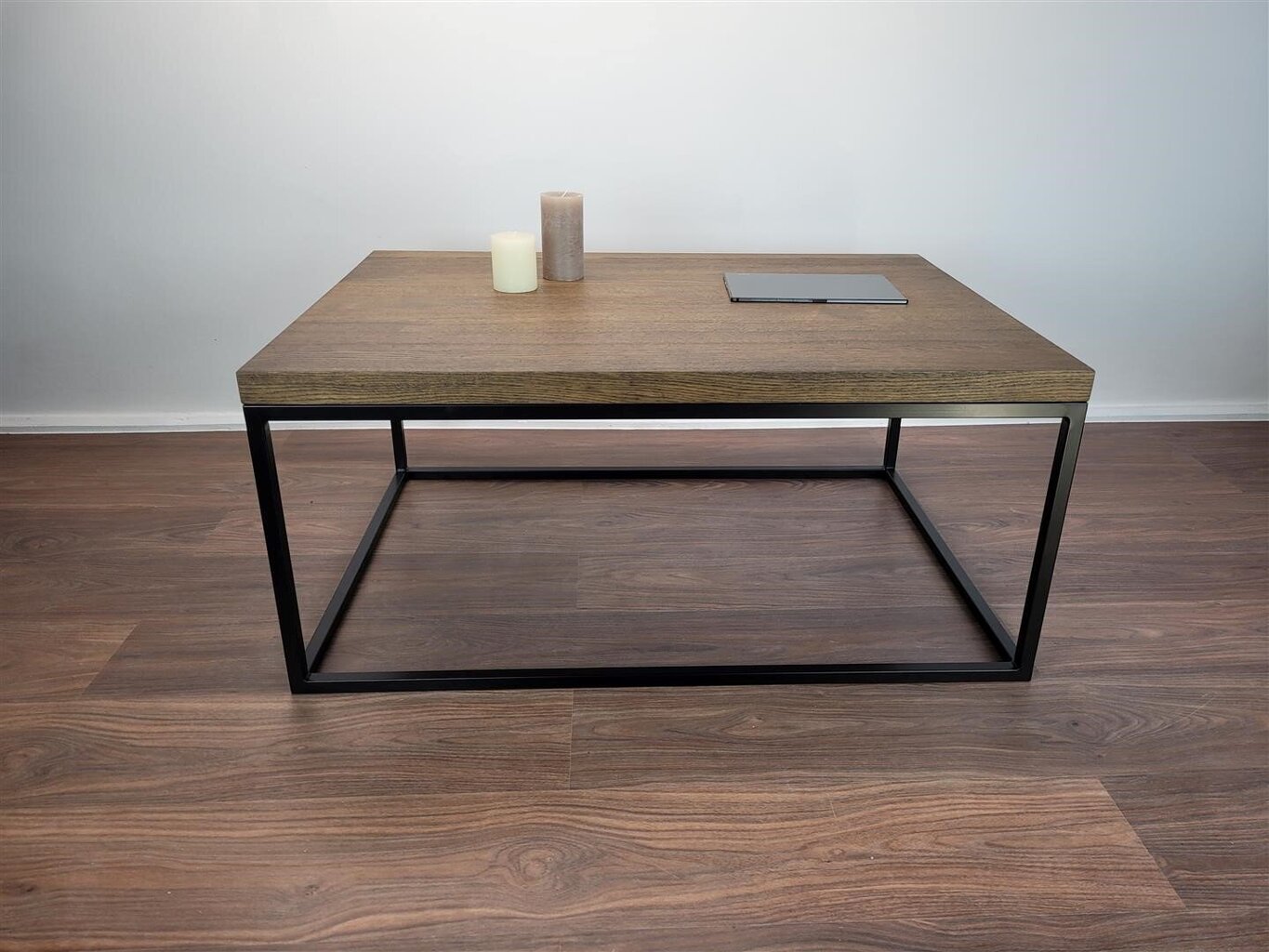 Ozolkoka kafijas galdiņš, 80x60cm Semplice, krāsa BLACK cena un informācija | Žurnālgaldiņi | 220.lv