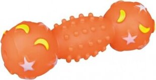 Fluorescējoša rotaļu hantele suņiem Trixie, 19 cm cena un informācija | Suņu rotaļlietas | 220.lv