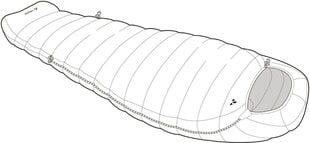 Спальный мешок Vaude Rotstein 450 Down, цвет синий цена и информация | Спальные мешки | 220.lv