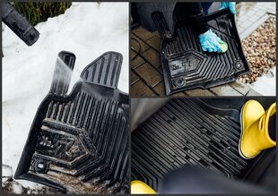 Резиновые Premium 77 коврики Seat Toledo IV 2013-2023, Skoda Rapid 2012-2023 цена и информация | Модельные резиновые коврики | 220.lv