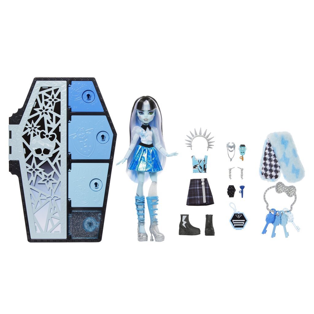 Кукла Фрэнки Monster High Skulltimates, набор сюрпризов цена | 220.lv