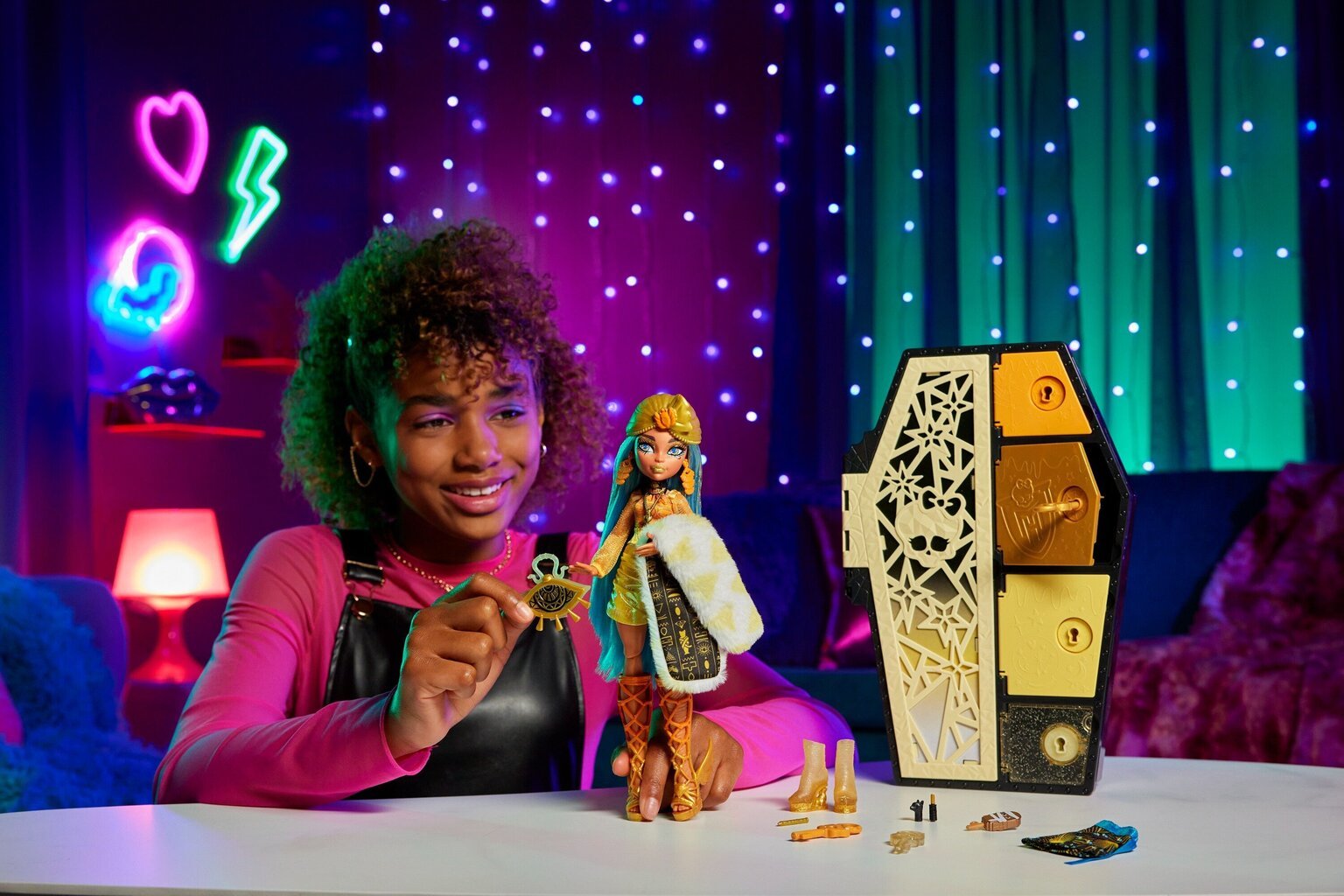 Lelles Kleo Monster High Skulltimates pārsteiguma komplekts cena un informācija | Rotaļlietas meitenēm | 220.lv