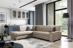 Stūra dīvāns Bergen, smilšu cena un informācija | Stūra dīvāni | 220.lv