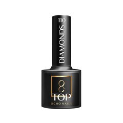 Гель для ногтей Ocho Nails Hybrid Top Diamonds no wipe -5 г цена и информация | Лаки для ногтей, укрепители | 220.lv