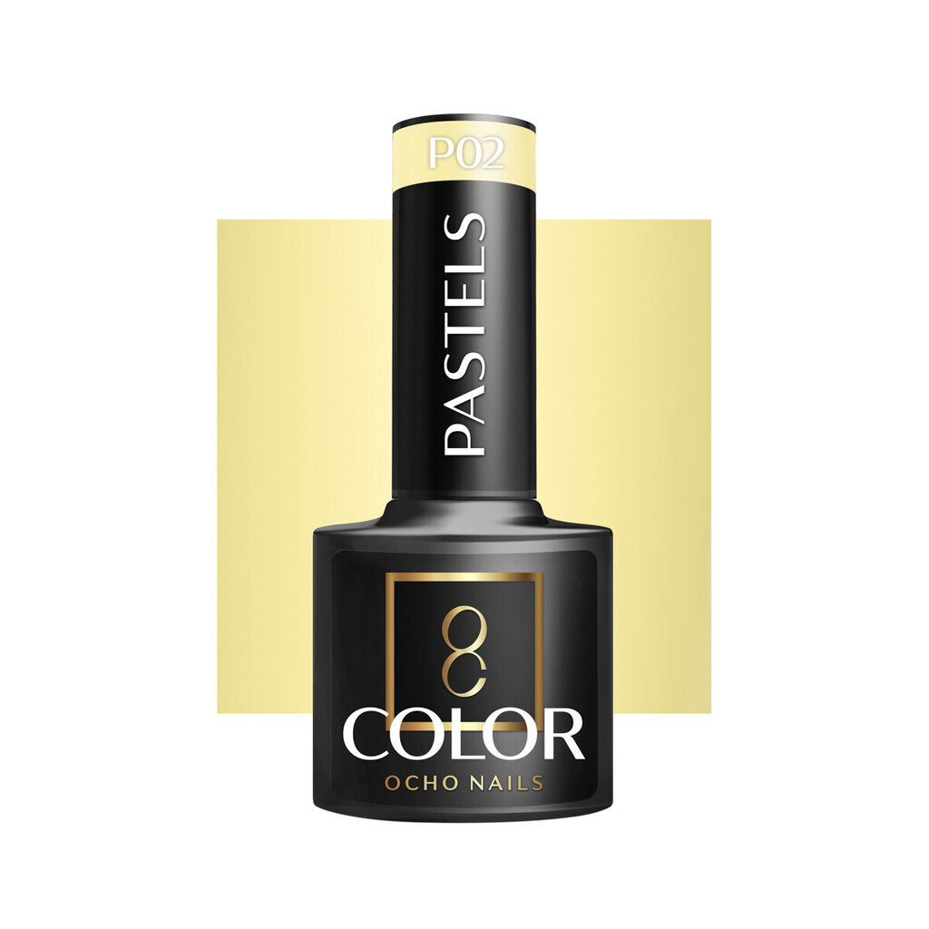 Hibrīda nagu laka Ocho Nails, pastels P02 , 5 g cena un informācija | Nagu lakas, stiprinātāji | 220.lv