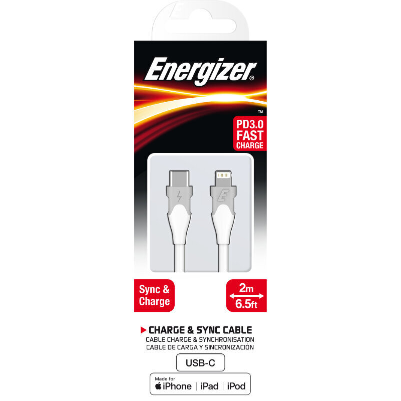 Energizer Classic C61CLNKWH4 cena un informācija | Savienotājkabeļi | 220.lv