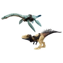 Jurassic World Фигурка динозавра Giantic Trackers HLP23 цена и информация | Конструктор автомобилей игрушки для мальчиков | 220.lv