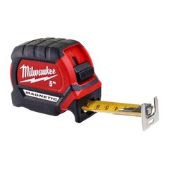 Magnētiskā rulete Milwaukee 4932464599, 5 m, 1 gab. цена и информация | Механические инструменты | 220.lv