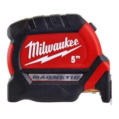 Magnētiskā rulete Milwaukee 4932464599, 5 m, 1 gab. цена и информация | Механические инструменты | 220.lv