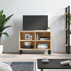 vidaXL TV skapītis, ozolkoka krāsa, 69,5x30x50 cm, inženierijas koks цена и информация | Тумбы под телевизор | 220.lv