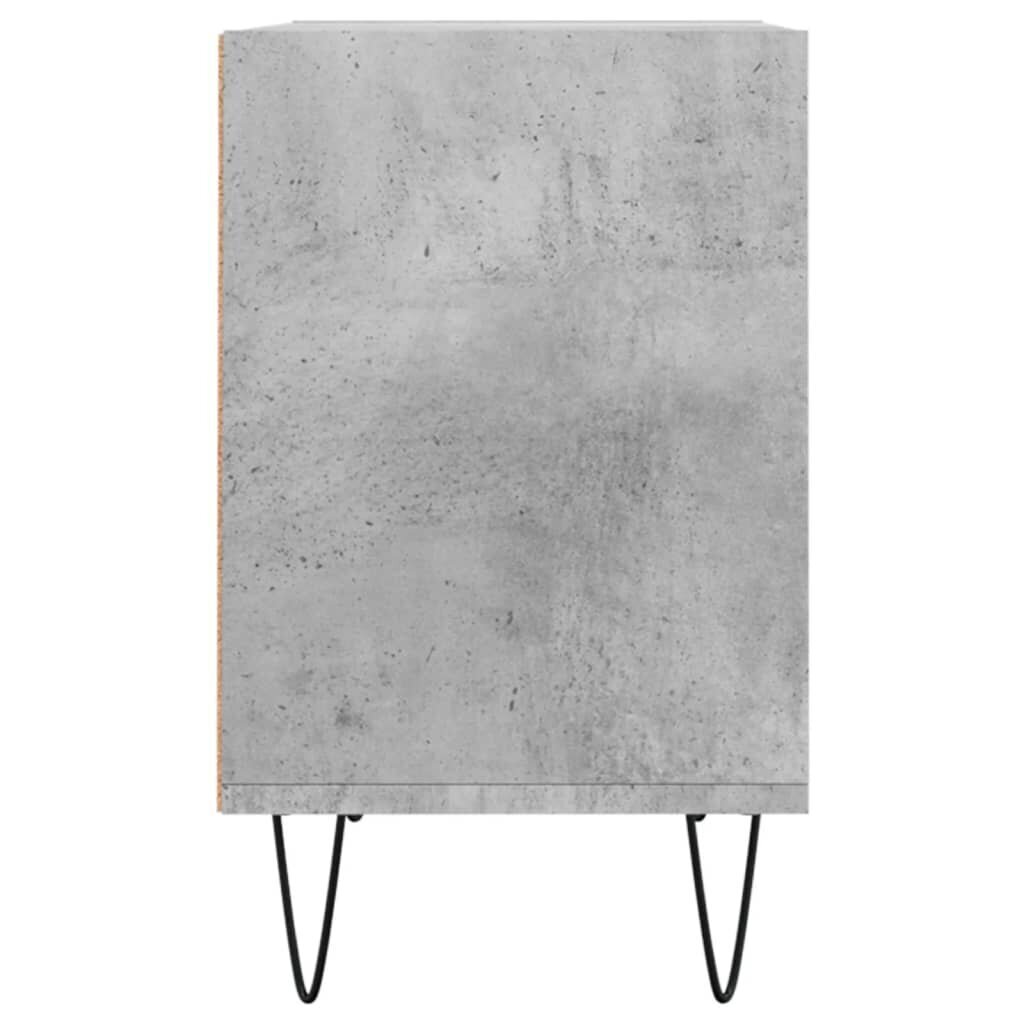 vidaXL TV skapītis, betona pelēks, 69,5x30x50 cm, inženierijas koks цена и информация | TV galdiņi | 220.lv