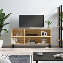 vidaXL TV skapītis, ozolkoka krāsa, 103,5x30x50 cm, inženierijas koks cena un informācija | TV galdiņi | 220.lv