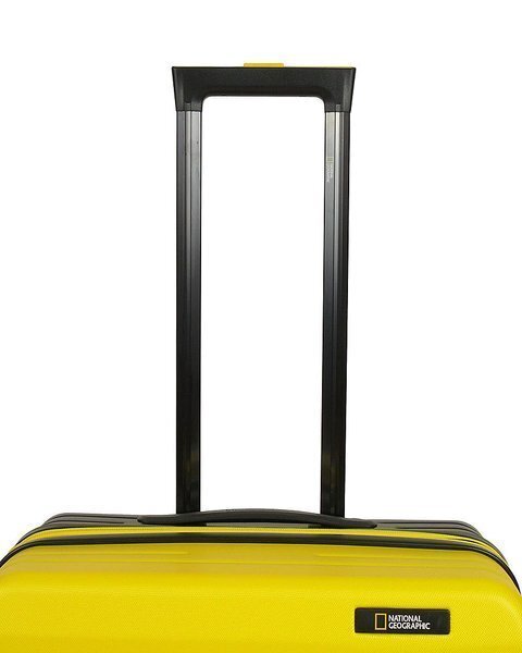 Vidējs koferis National Geographic, M, dzeltens cena un informācija | Koferi, ceļojumu somas | 220.lv