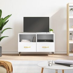 vidaXL TV skapītis, balts, 80x36x50 cm, inženierijas koks cena un informācija | TV galdiņi | 220.lv