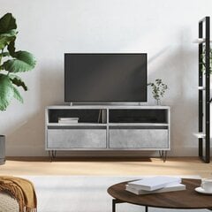 vidaXL TV skapītis, betona pelēks, 100x34,5x44,5 cm, inženierijas koks cena un informācija | TV galdiņi | 220.lv