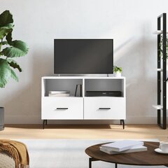 vidaXL TV skapītis, balts, 80x36x50 cm, inženierijas koks cena un informācija | TV galdiņi | 220.lv