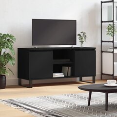 vidaXL TV skapītis, melns, 104x35x50 cm, inženierijas koks cena un informācija | TV galdiņi | 220.lv