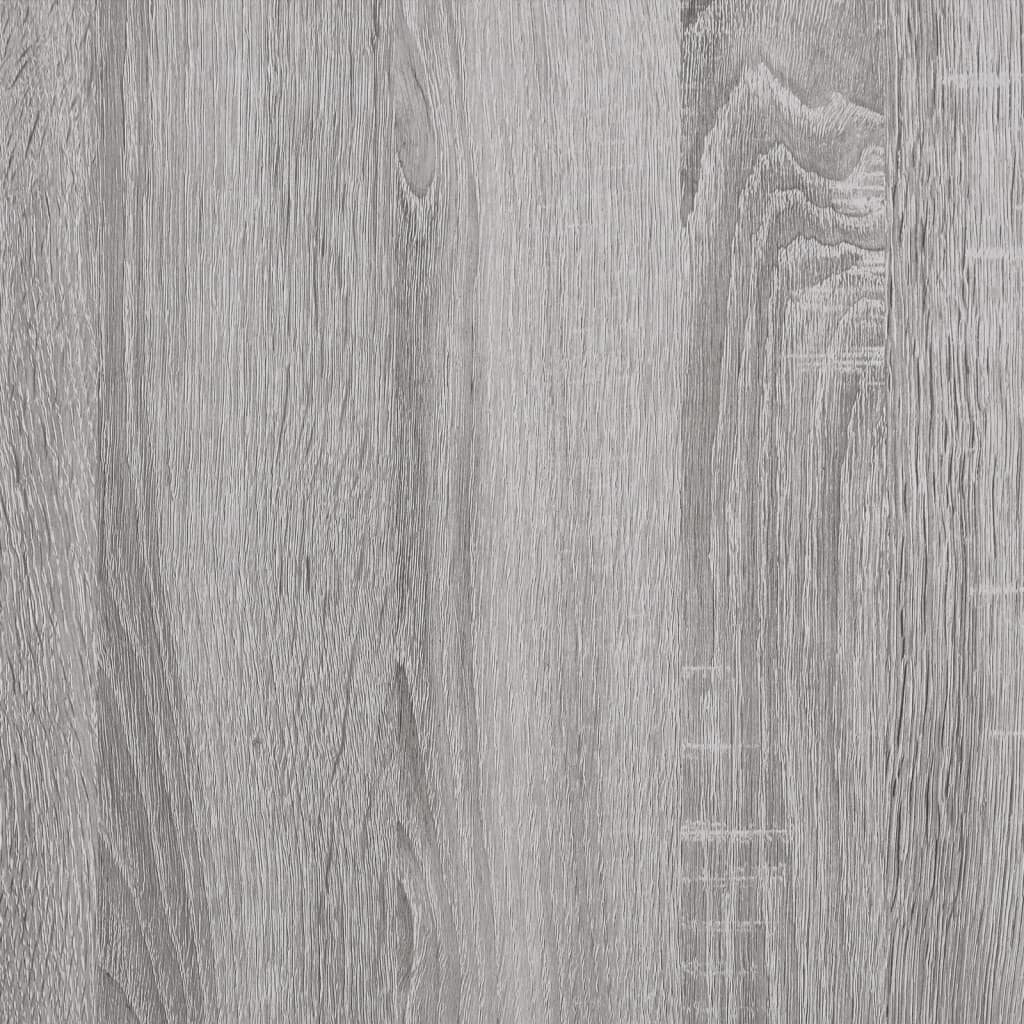 Kumode, pelēka ozolkoka, 91x28x75 cm, inženierijas koks цена и информация | Skapīši viesistabai | 220.lv