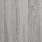 Kumode, pelēka ozolkoka, 91x28x75 cm, inženierijas koks цена и информация | Skapīši viesistabai | 220.lv
