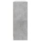 Plaukts, betona pelēks, 91x28x75 cm, inženierijas koks цена и информация | Skapīši viesistabai | 220.lv