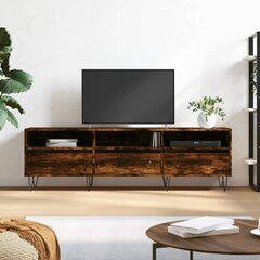 vidaXL TV skapītis, ozolkoka krāsa, 150x30x44,5 cm, inženierijas koks cena un informācija | TV galdiņi | 220.lv