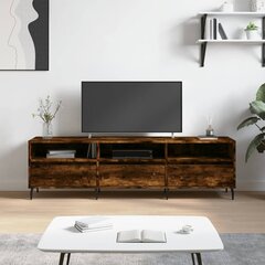 vidaXL TV skapītis, ozolkoka krāsa, 150x30x44,5 cm, inženierijas koks cena un informācija | TV galdiņi | 220.lv
