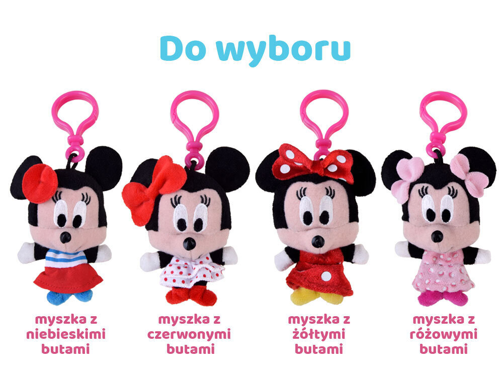 Atslēgu piekariņš Disney Minnie цена и информация | Mīkstās (plīša) rotaļlietas | 220.lv