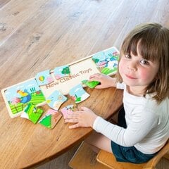 Деревянный пазл - Ферма New Classic Toys 10450 цена и информация | Пазлы | 220.lv