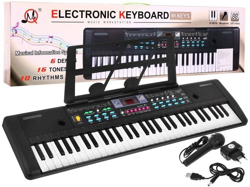 Elektroniskās klavieres bērniem MQ-605UFB Bluetooth cena un informācija | Attīstošās rotaļlietas | 220.lv