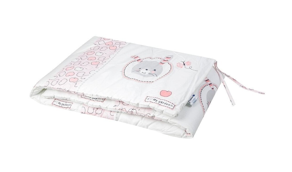 Bērnu gultiņas aizsardzība Kikka Boo Pink Bunny, 210 cm cena un informācija | Bērnu drošības preces | 220.lv