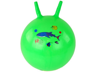 Мяч для прыжков 45 см, зеленый с акулой цена и информация | Игрушки для песка, воды, пляжа | 220.lv
