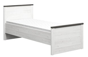 Кровать Hesen, 90х200 см, белый цвет цена и информация | Кровати | 220.lv