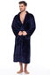 Halāts vīriešiem, zils цена и информация | Vīriešu halāti, pidžamas | 220.lv