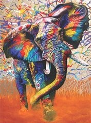 Алмазная мозаика на подрамнике 40x50 "Слон" цена и информация | Алмазная мозаика | 220.lv