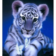 Алмазная мозаика на подрамнике 20x30 "Тигр" цена и информация | Алмазная мозаика | 220.lv