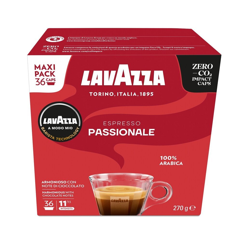 Kafijas kapsulas Lavazza A Modo Mio Passionale, 810g, 108 gab. cena un informācija | Kafija, kakao | 220.lv