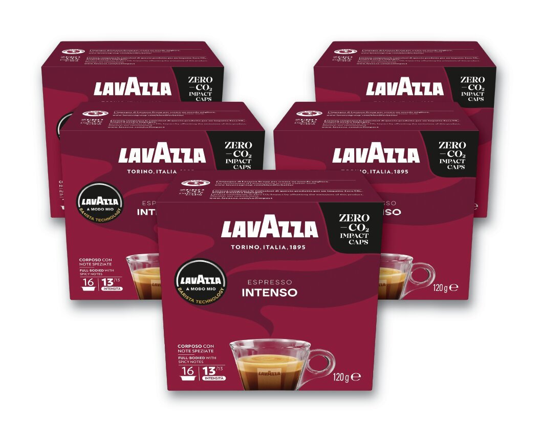 Kafijas kapsulas Lavazza A Modo Mio Intenso, 600g, 80 gab. цена и информация | Kafija, kakao | 220.lv