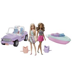 Leļļu komplekts ar mašīnu, Barbie cena un informācija | Rotaļlietas meitenēm | 220.lv