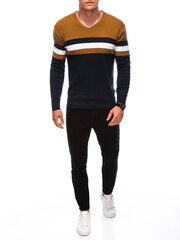 Džemperis vīriešiem E224-51976, brūns cena un informācija | Vīriešu džemperi | 220.lv