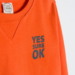 Cool Club džemperis zēniem CCB2520224, oranžs cena un informācija | Zēnu jakas, džemperi, žaketes, vestes | 220.lv