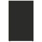 vidaXL kosmētikas plaukts, melns, 80x40x65 cm, inženierijas koks cena un informācija | Skapīši viesistabai | 220.lv