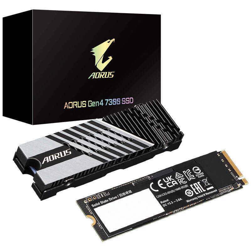 Gigabyte Aorus Gen4 7300 cena un informācija | Iekšējie cietie diski (HDD, SSD, Hybrid) | 220.lv