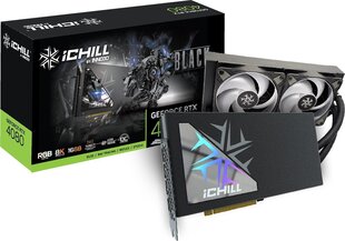 Inno3D GeForce RTX 4080 iChill Black (C4080B-166XX-18700006) cena un informācija | Videokartes (GPU) | 220.lv