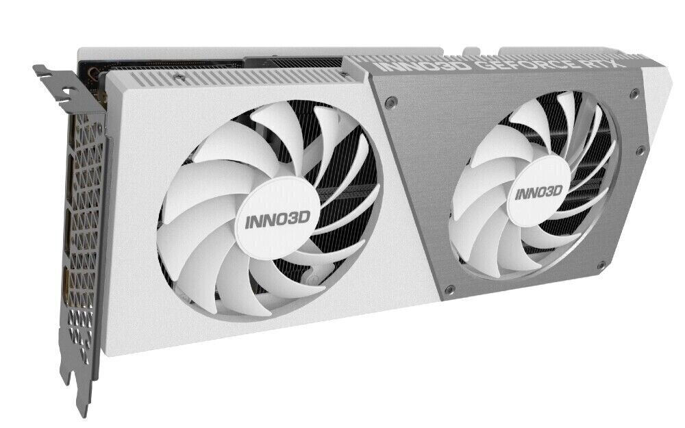 Inno3D GeForce RTX 4070 Twin X2 OC White (N40702-126XX-185252W) cena un informācija | Videokartes (GPU) | 220.lv